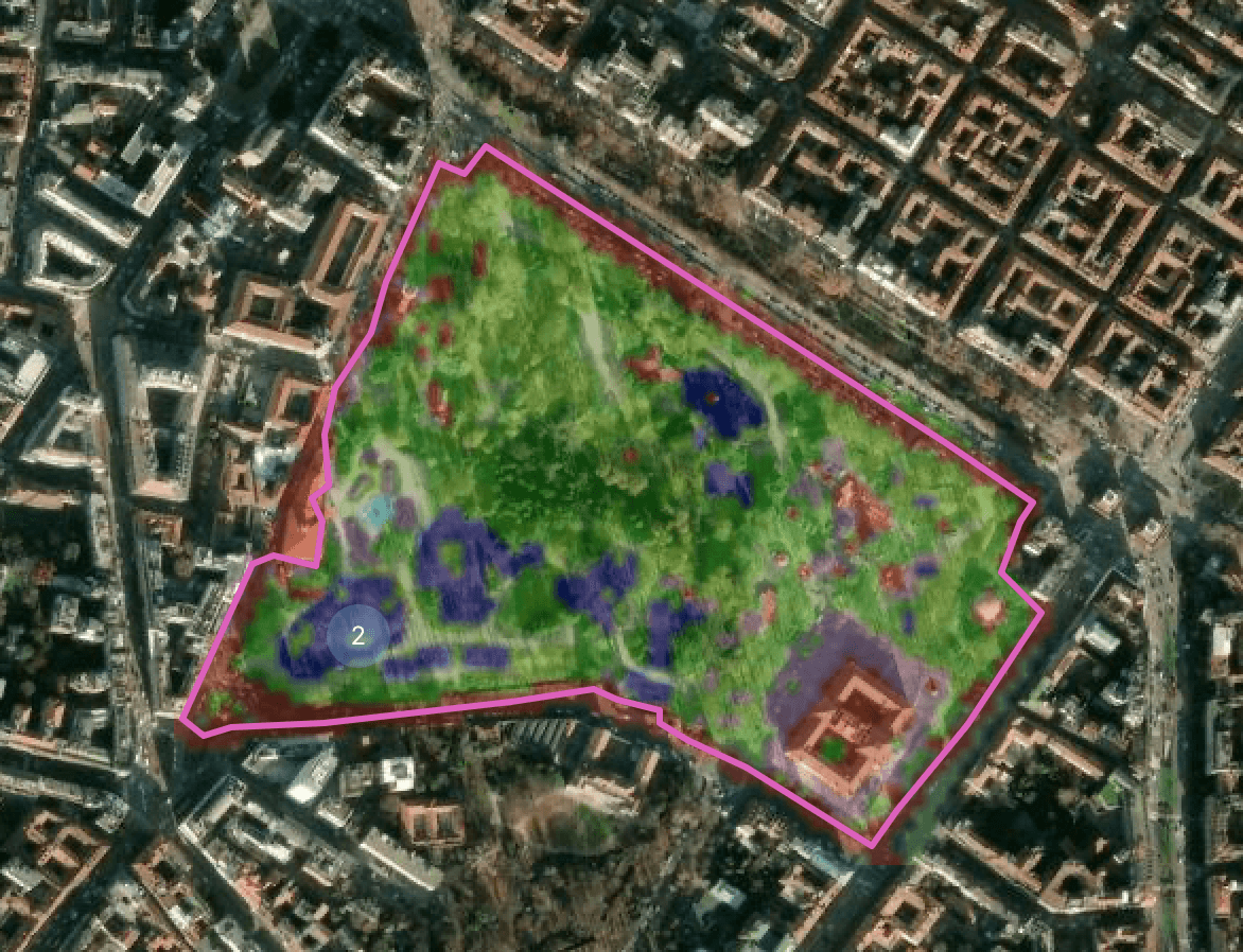 Milano land cover map