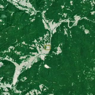 The layer as the platform draws it, over the satellite base.